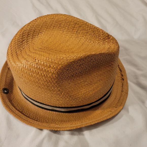 Peter Grimm Depp Natural Straw Fedora - Tan One Size - Picture 2 of 11